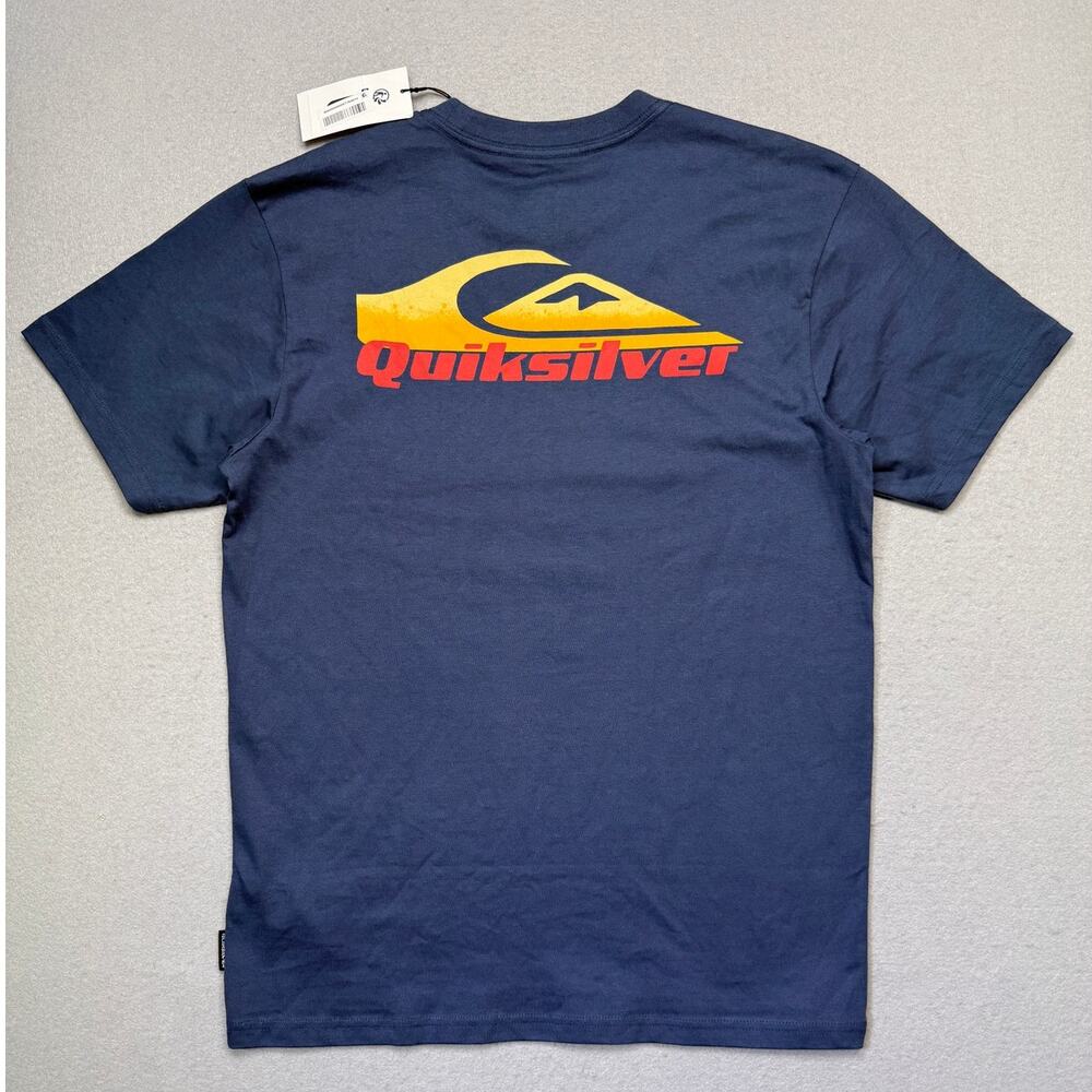 Quiksilver Men's Speed Spray Short Sleeve Tee - Navy small $29